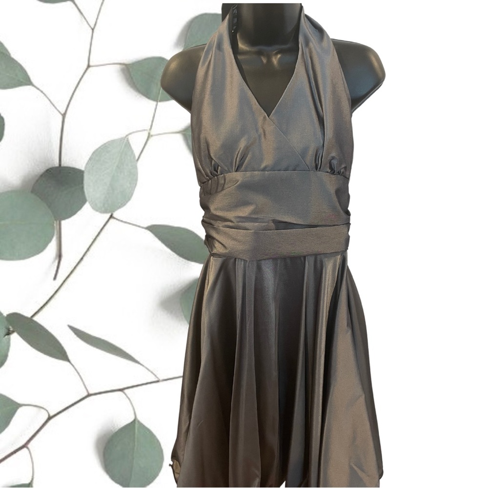 Grey halter dress - perfect for many occasions!